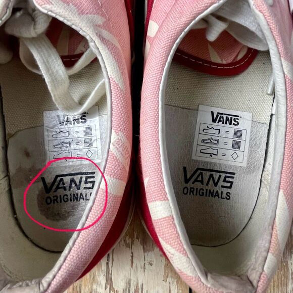 Vans Shoes Vault OG Era LX Palm Leaf Peach Antique Women Sz 6 Men & Youth 4.5 - Picture 14 of 16